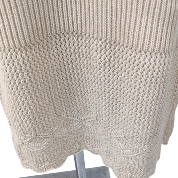 House of Harlow 1960 Sweater Set Crop Top Pencil Skirt NEW Womens Large Ivory - Picture 16 of 16